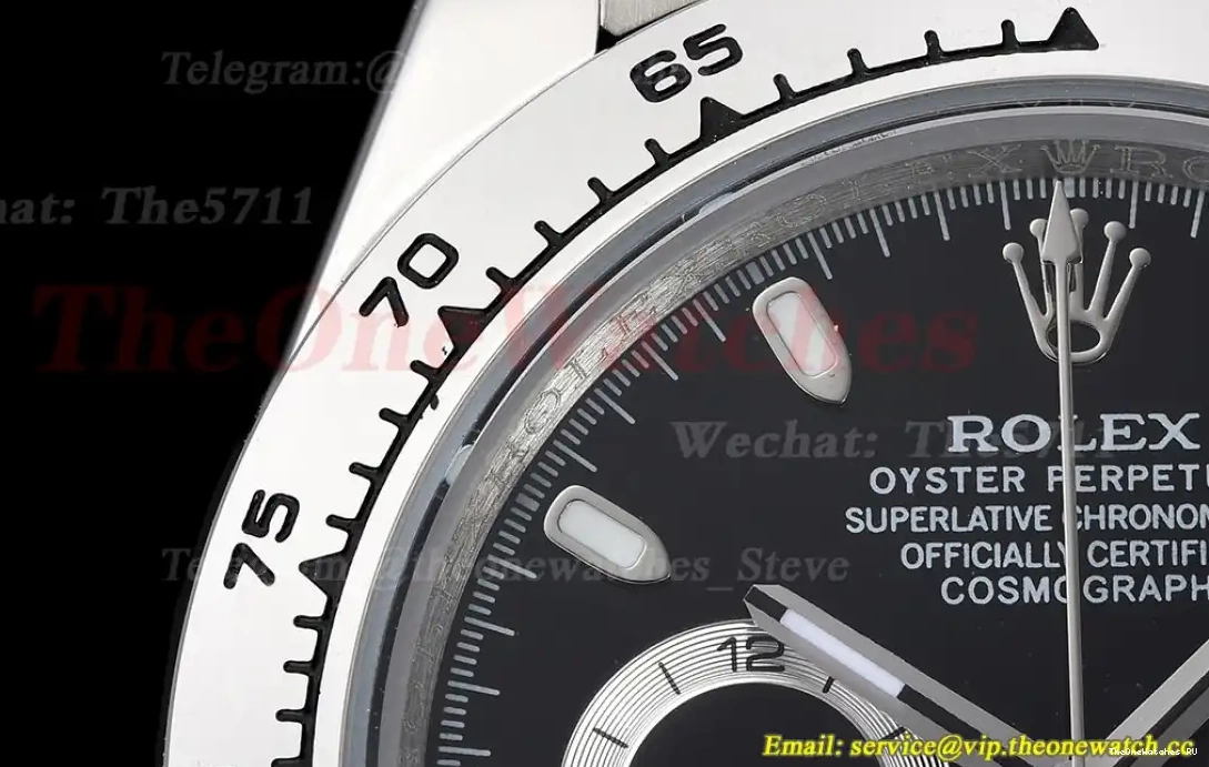 Stk SS Daytona A3836 40mm Black GDF SS 0513